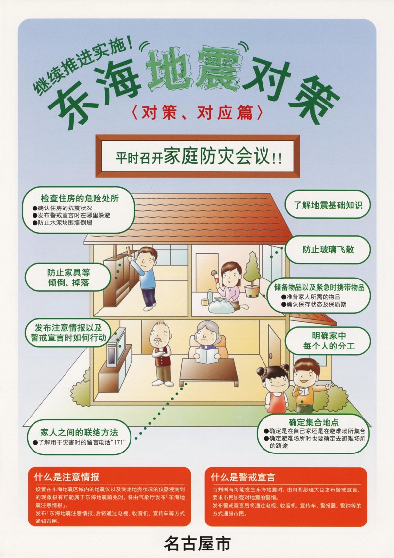 Preparing for the Tokai EarthquakeProcedures and Tips(Cover)